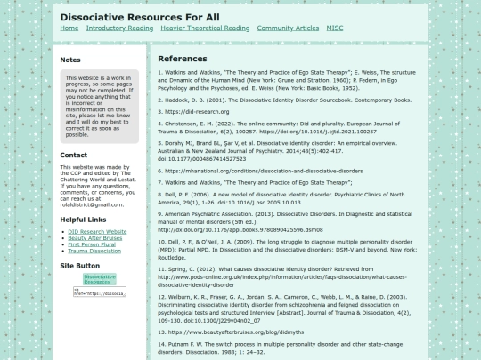 references screenshot