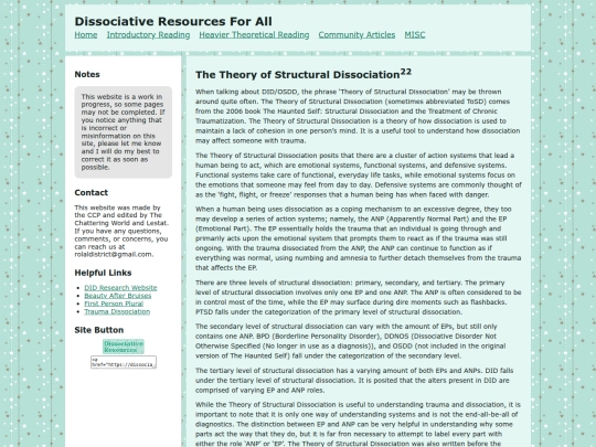 structuraldissociation screenshot