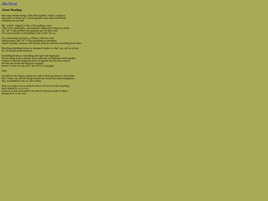 mending screenshot
