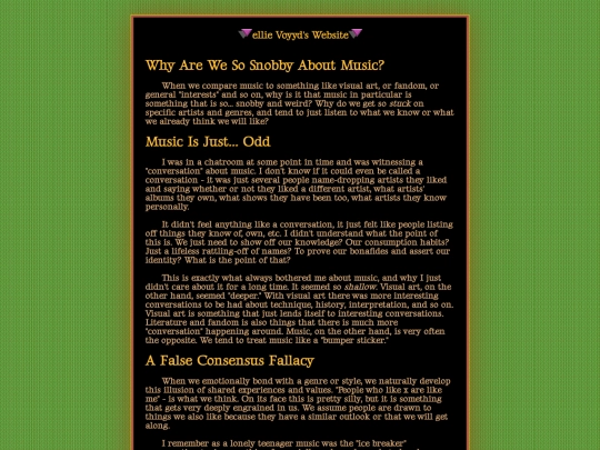 musicsnobs screenshot