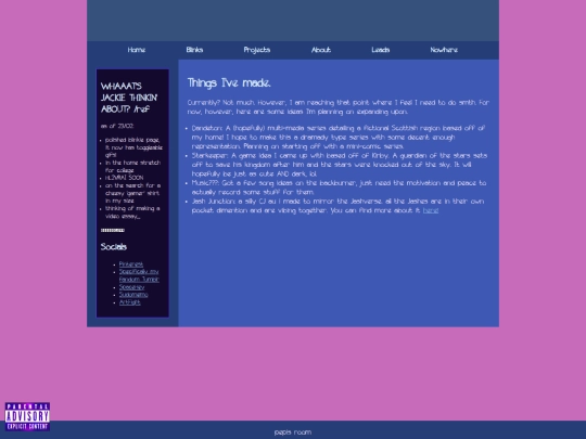 projects screenshot