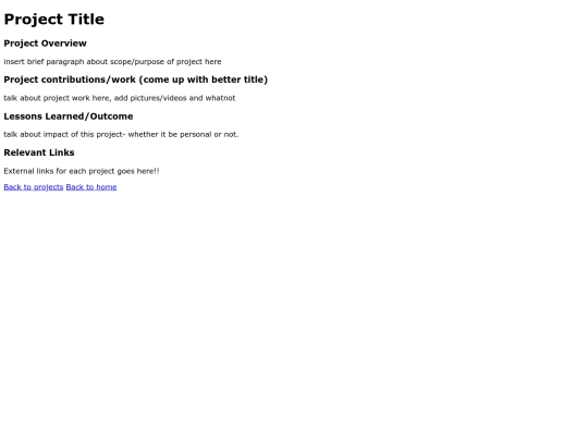 projects/projects_template screenshot
