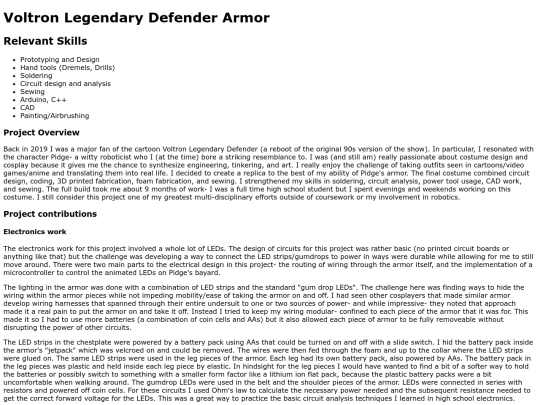 projects/vld_armor screenshot