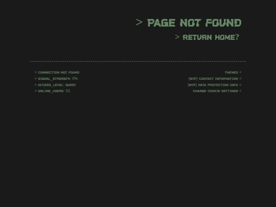 not_found screenshot