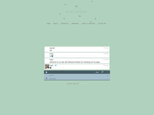 message screenshot