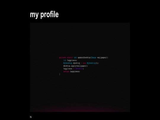 index screenshot