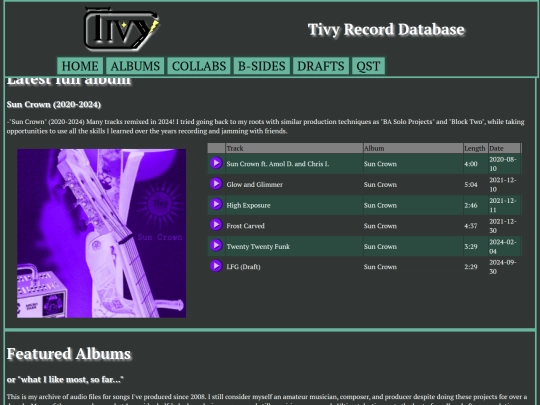 void-archive/QST 1.2.1/tivyrdb/albums screenshot