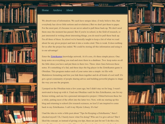 posts/2024-08-11-Five-Tips-for-the-Aspiring-Wizard-Librarian screenshot