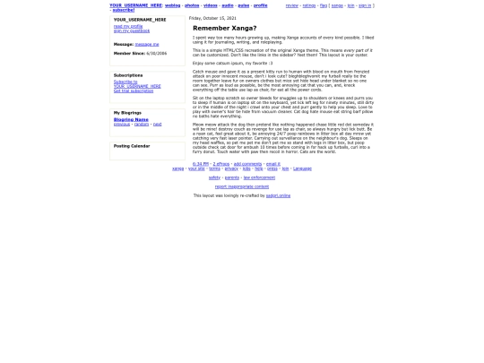 index screenshot