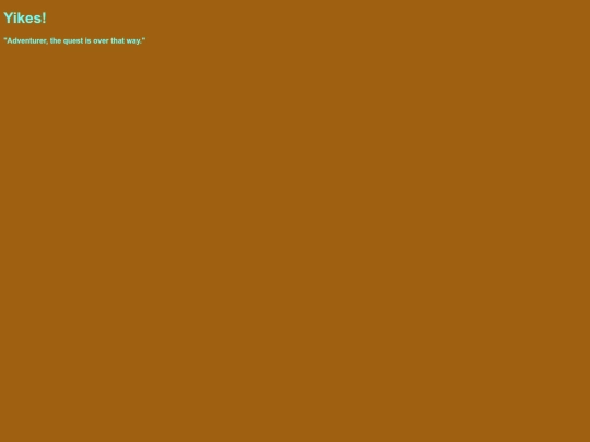 not_found screenshot