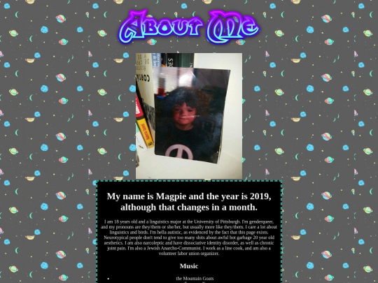 info screenshot