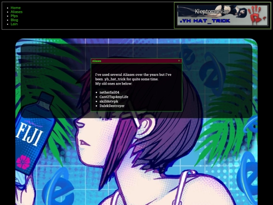 aliases screenshot