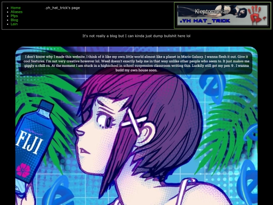 blog screenshot
