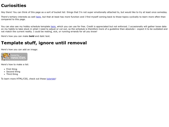 hobbycats/curiosities screenshot
