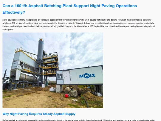 can-a-160-tph-asphalt-batching-plant-support-night-paving-operations-effectively screenshot