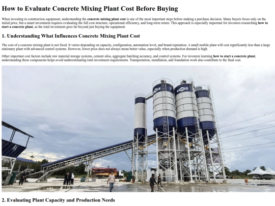 how-to-evaluate-concrete-mixing-plant-cost-before-buying screenshot