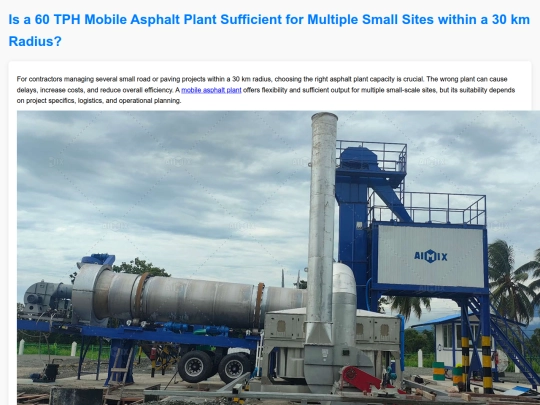 is-a-60-tph-mobile-asphalt-plant-sufficient-for-multiple-small-sites-within-30-km-radius screenshot