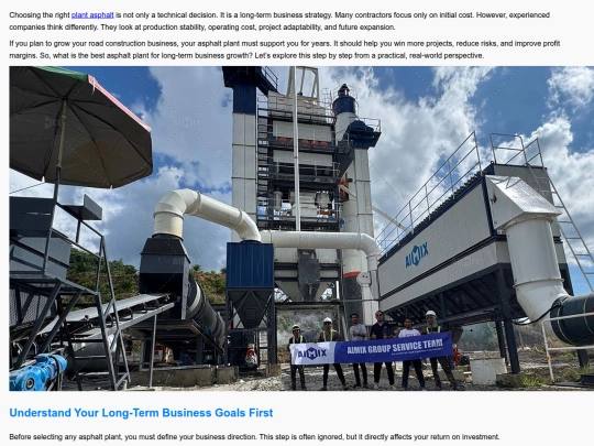 what-is-the-best-asphalt-plant-for-long-term-business-growth screenshot