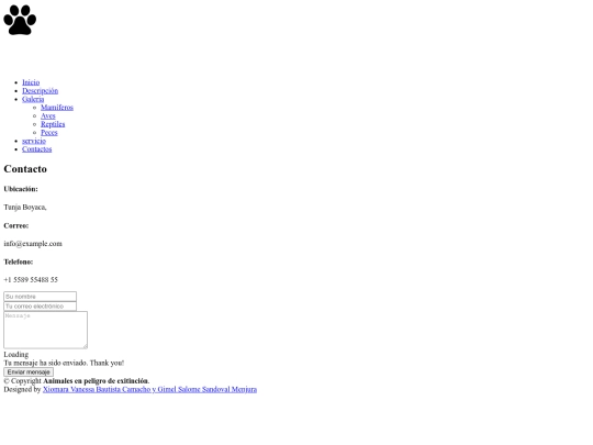contact screenshot
