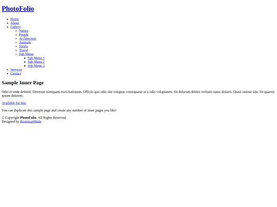 sample-inner-page screenshot