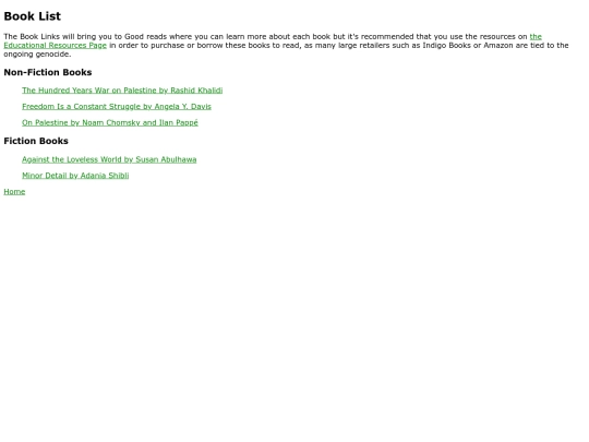 BookList screenshot