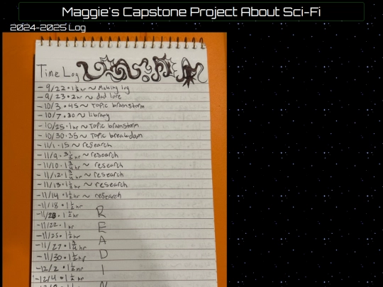 log screenshot