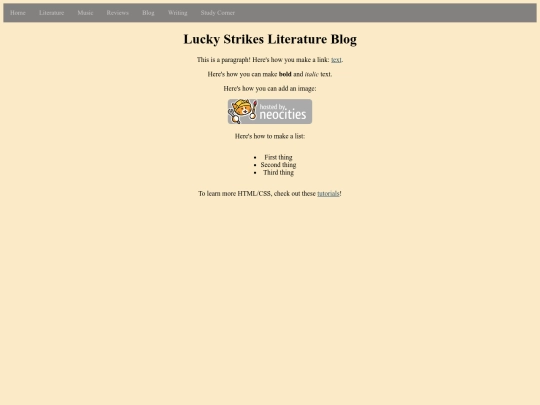 index screenshot