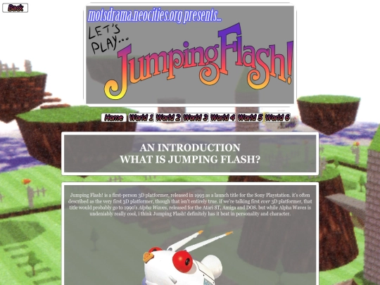 Let's Plays/JumpingFlash/JF screenshot