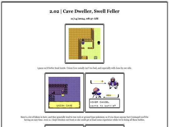 Let's Plays/Pokemon Crystal/202Cave screenshot