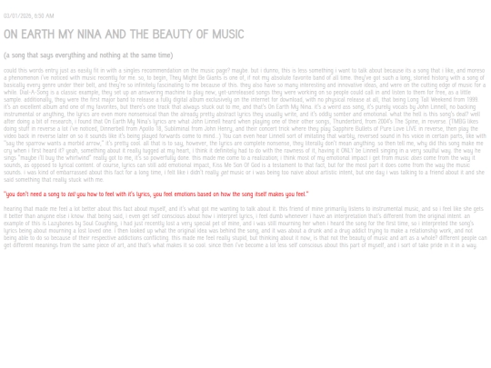 Words/ONEARTHMYNINA screenshot