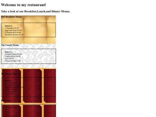 Documents/nicks-cafe screenshot
