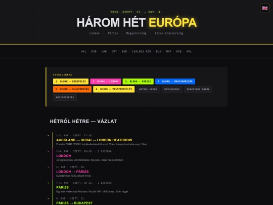 holiday/Europe Trip — September screenshot