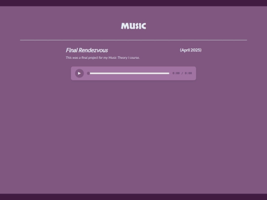htmlPortfolio/music screenshot