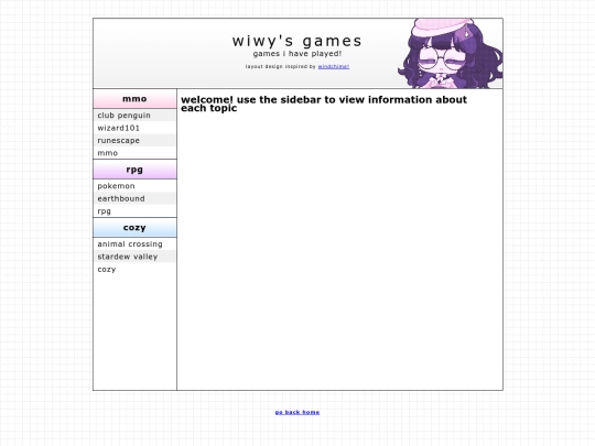 page/games screenshot