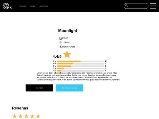 CineScore/pelicula screenshot
