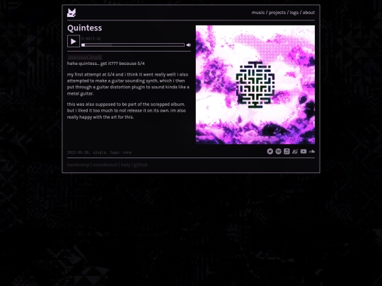 music/quintess screenshot