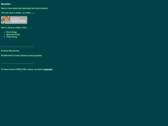 eudoranocturnes screenshot