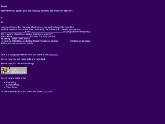 soiree screenshot