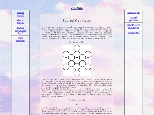 depart/caelum/sacredgeometry screenshot