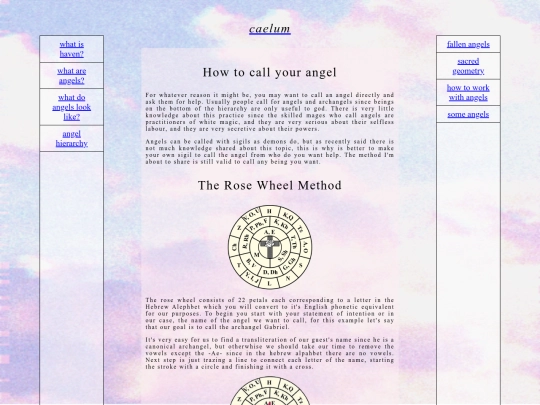 depart/caelum/whitemagick screenshot