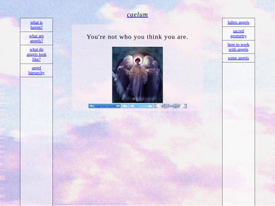 depart/caelum/whoyouare screenshot