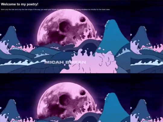 Poetry screenshot