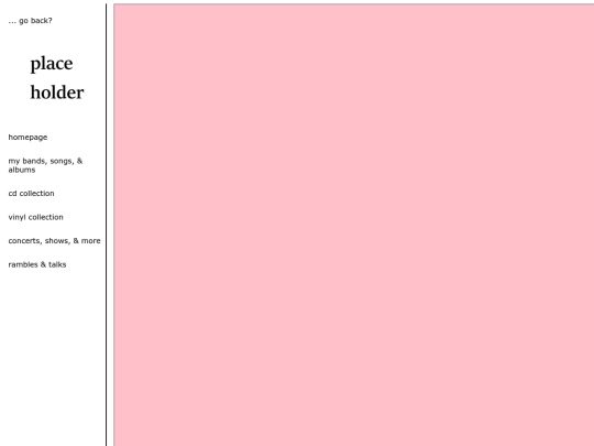 blog/music screenshot