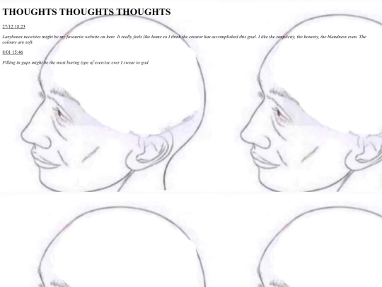 Thoughts screenshot