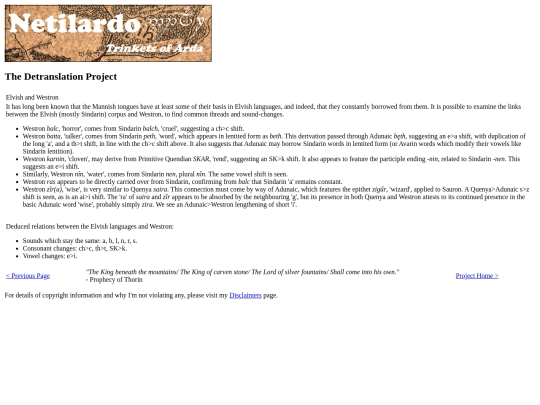 Netilardo/DetransS screenshot