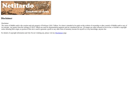 Netilardo/Disclaimer screenshot