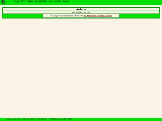 PPC/archives screenshot