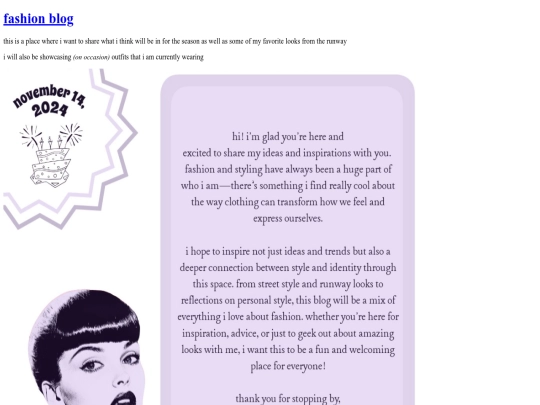 fashionblog screenshot