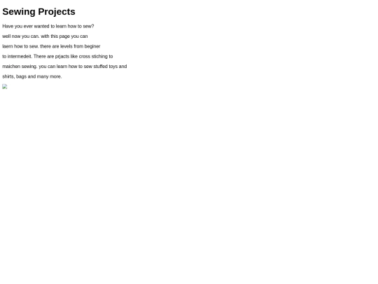 Sewing Progects screenshot