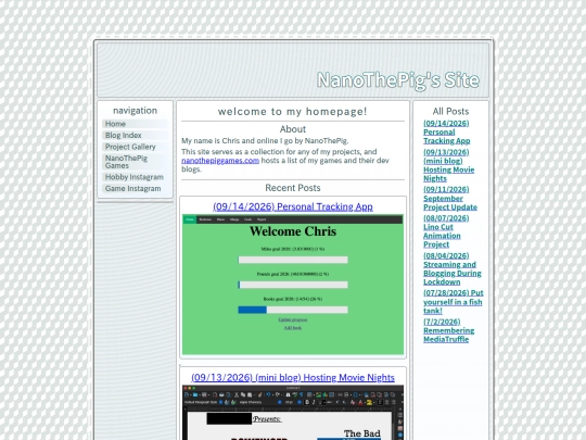 index screenshot